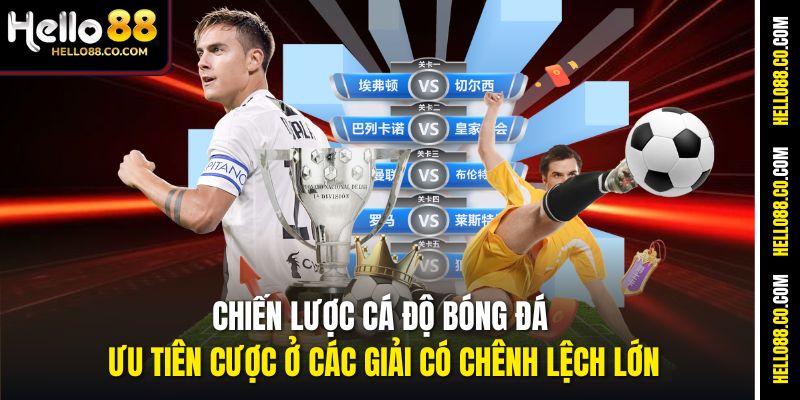 Cược Thắng Áp Đảo Là Gì - Hello88 Giải Thích Chi Tiết 4 Chiến lược cá độ bóng đá ưu tiên cược ở các giải có chênh lệch lớn