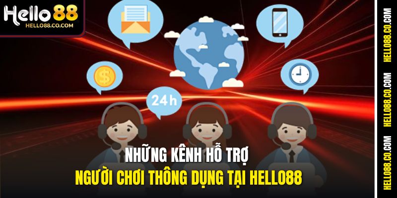 Những kênh hỗ trợ người chơi thông dụng tại Hello88