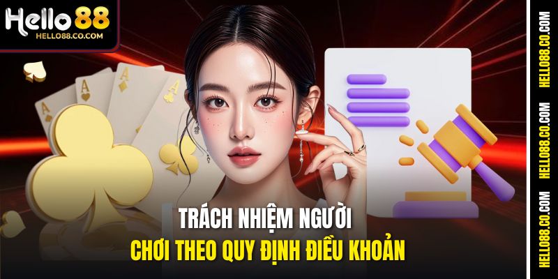 Trách nhiệm người chơi theo quy định điều khoản