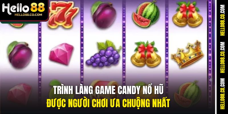 Trình làng game Candy Nổ Hũ được người chơi ưa chuộng nhất